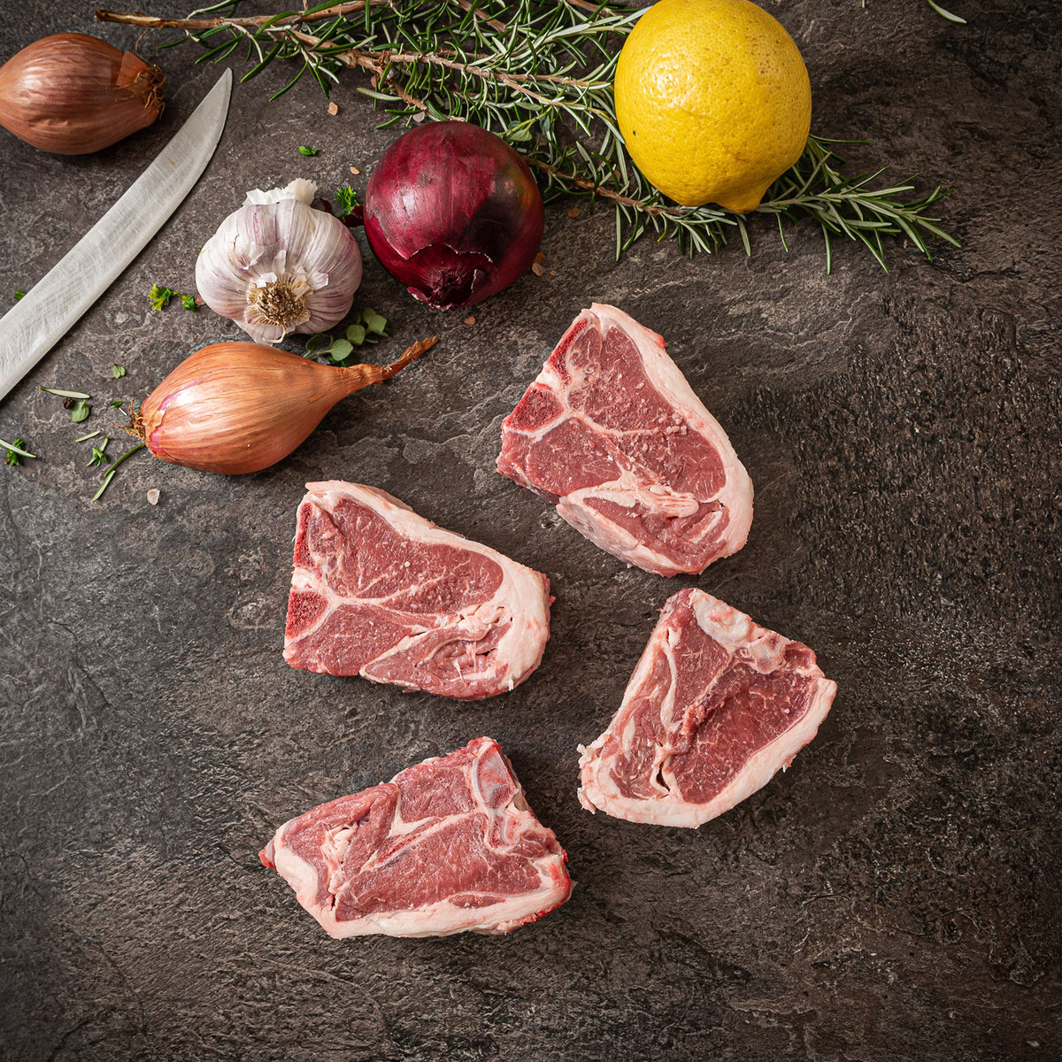 Swift All Natural Lamb Loin Chops, (4/4 Chops Per Pack) 10, 49% OFF